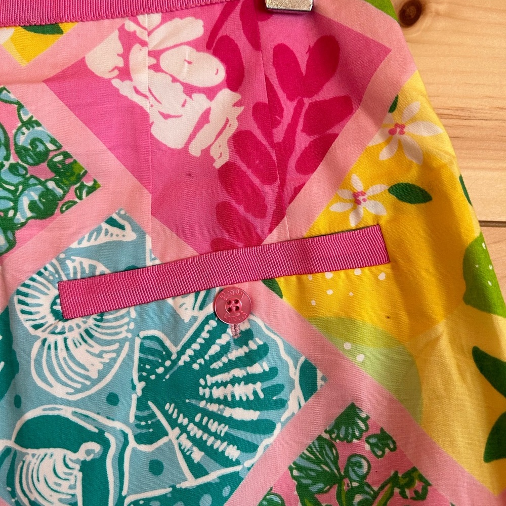 Lilly Pulitzer Patchwork Pattern Skirt - image 7